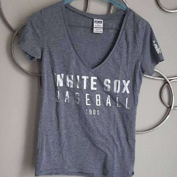 Victoria's Secret Pink White Sox shirt - Picture 1 of 5